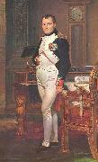 Jacques-Louis David Napoleon in His Study oil painting artist